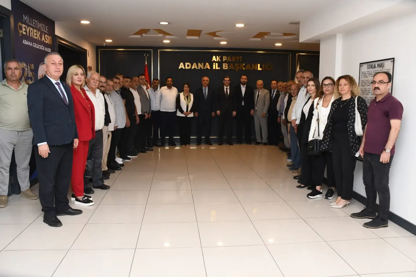 Niyazi Göger Ve Heyetinden Ak Parti İl Başkanı Mustafa Özkan’a Hayırlı Olsun Ziyareti (1)
