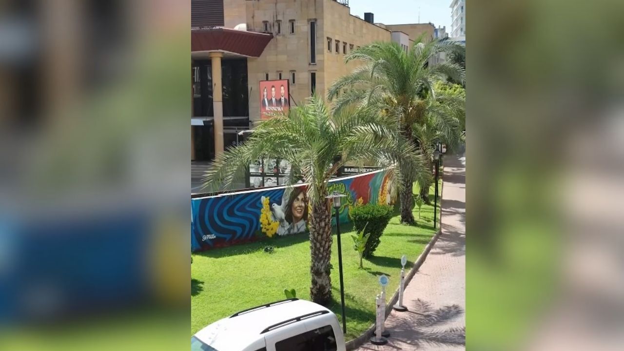 Seyhan Belediyesi'nden Oya Tekin'e Özgürlük Grafitisi (1)