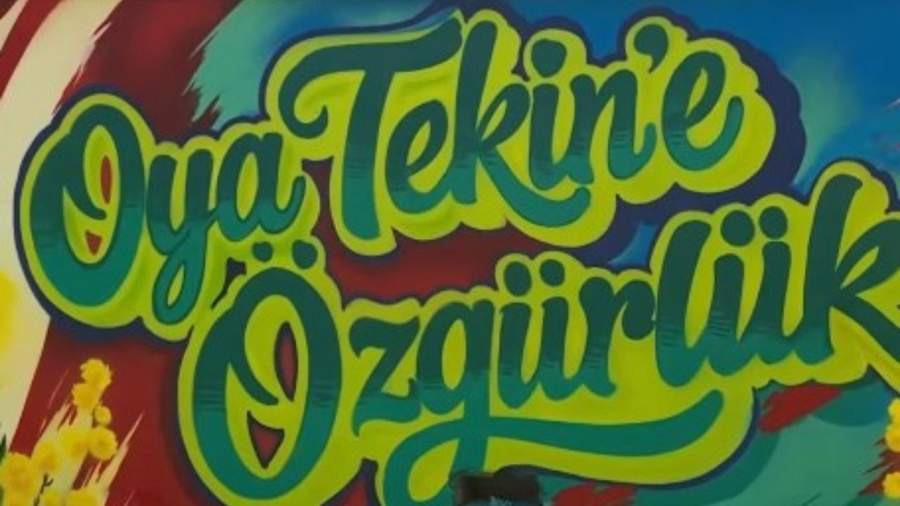 Seyhan Belediyesi'nden Oya Tekin'e Özgürlük Grafitisi (5)