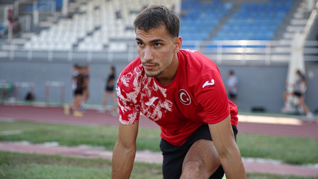 Türkiye Şampiyonu Milli Atlet Emre Ergün, Olimpiyat Hedefi Için Koşuyor (1)