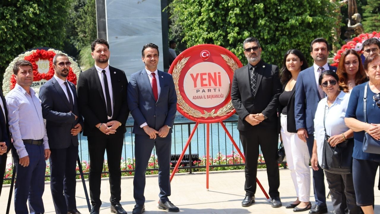 Yeni Parti Adana’dan 30 Ağustos’a Özel Çelenk Tören (1)