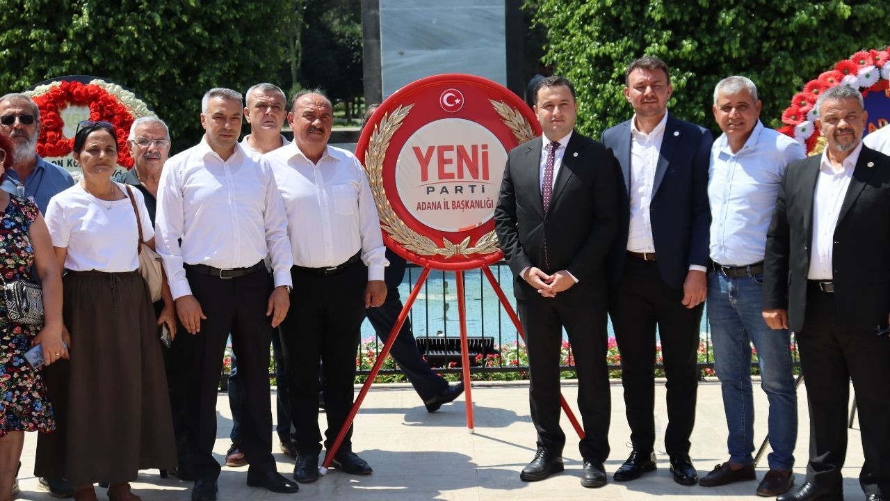 Yeni Parti Adana’dan 30 Ağustos’a Özel Çelenk Tören (7)