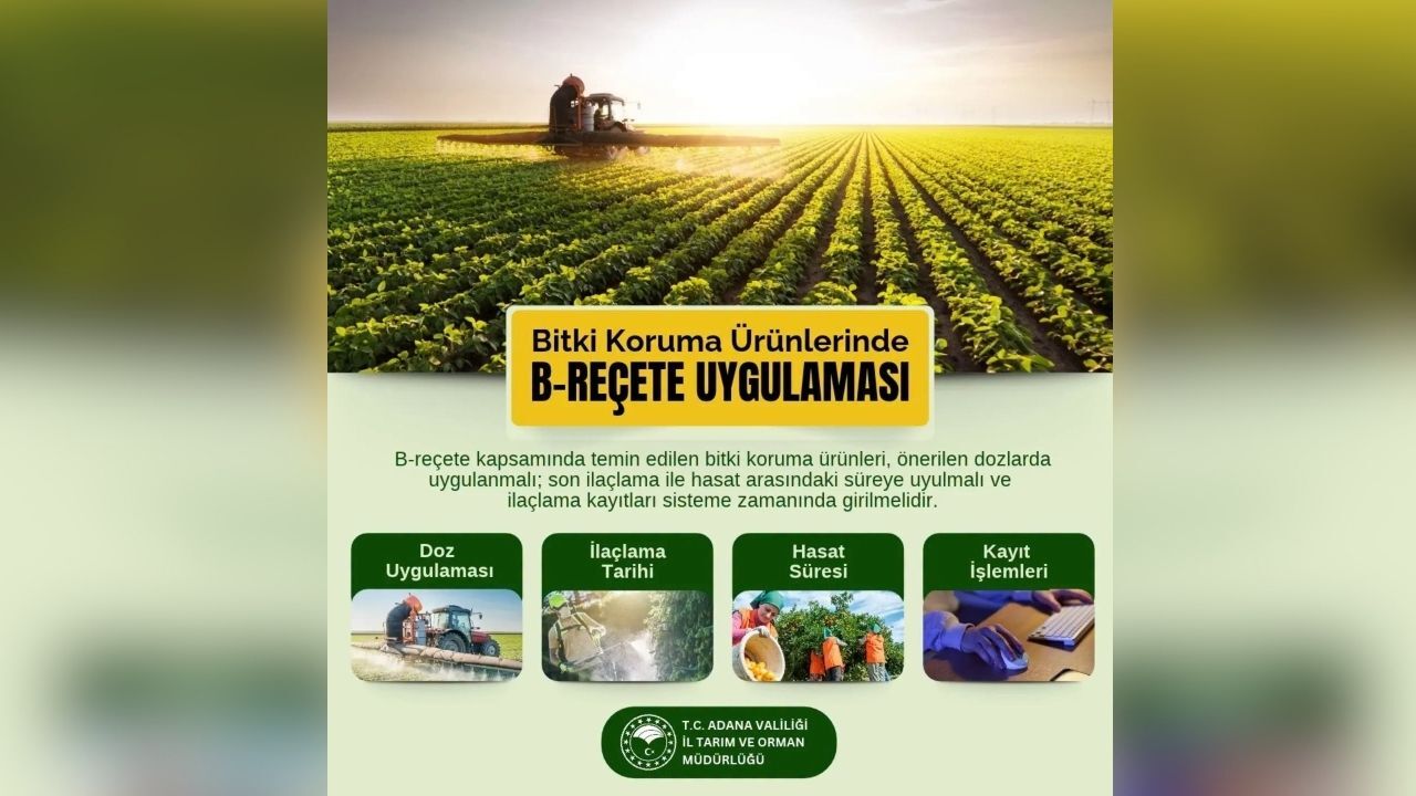 Adana İl Tarım’dan Üreticilere Önemli Uyarı