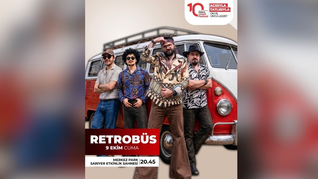 Adana Lezzet Festivali’nde Retrobüs Rüzgarı Esecek (1)