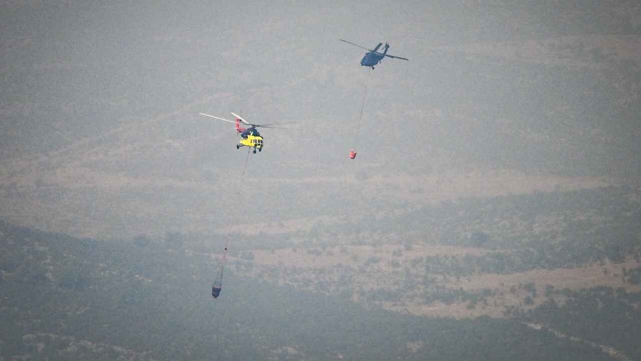 Adana’da 3 Ilçeyi Etkileyen Orman Yangını Dronla Görüntülendi