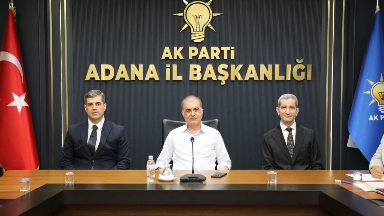 Ak Parti Adana Teşkilatında Ömer Çelik’li Toplantı Yapıldı (1)