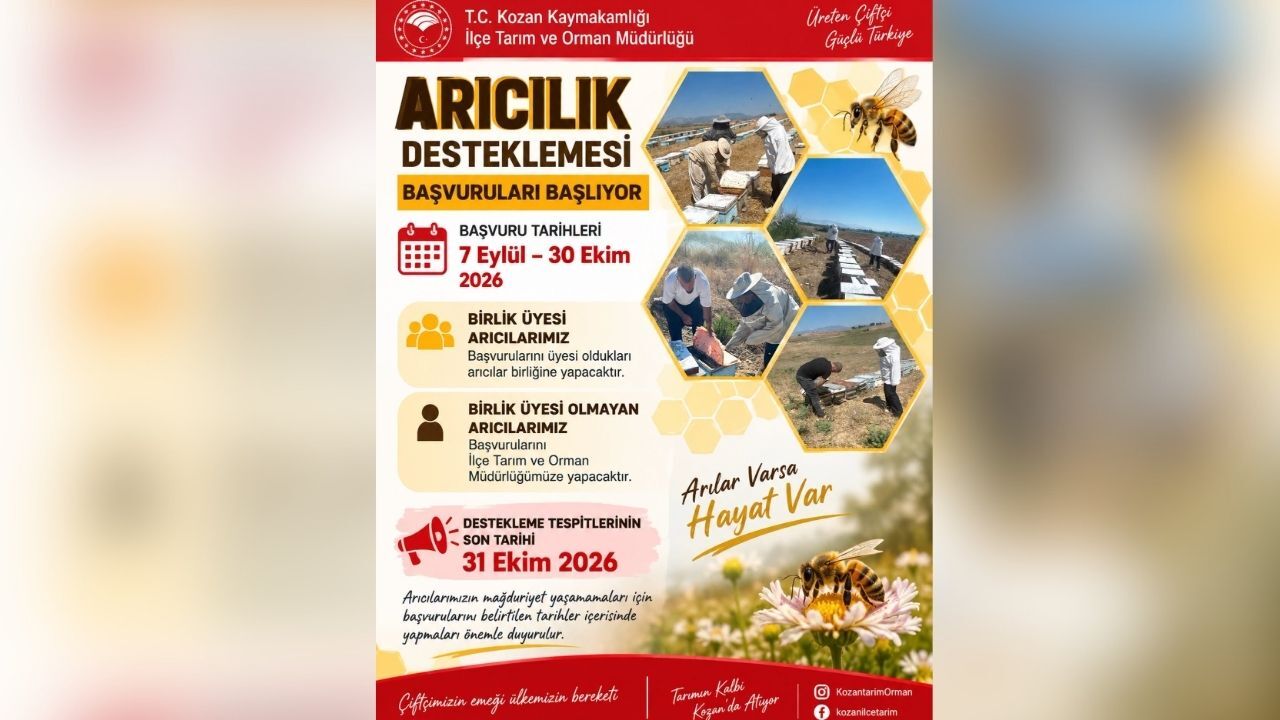 Arıcılık Desteğinde Başvuru Takvimi Belli Oldu