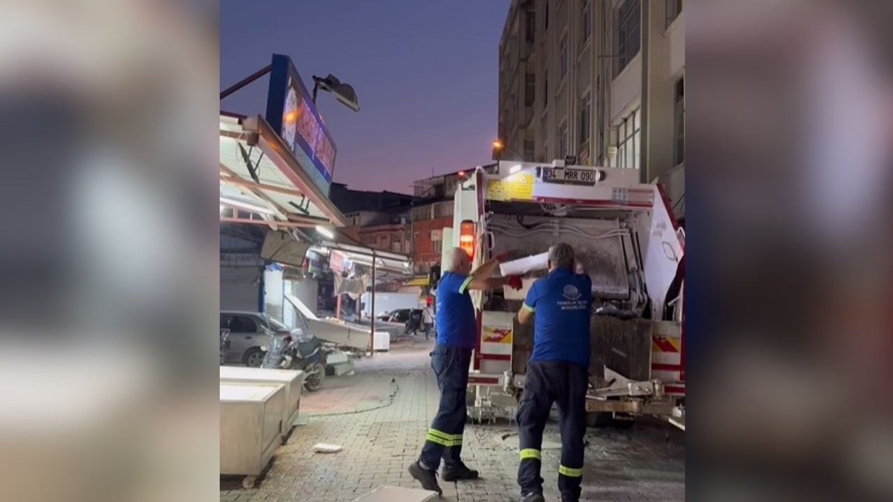 Balıkçılar Pazarı’nda Temizlik Mesaisi (1)