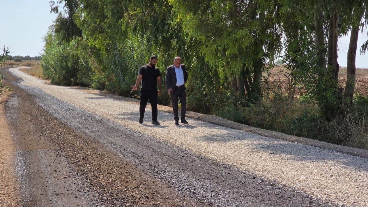 Başkan Altıok, Yol Çalışmalarını Yerinde Inceledi (1)
