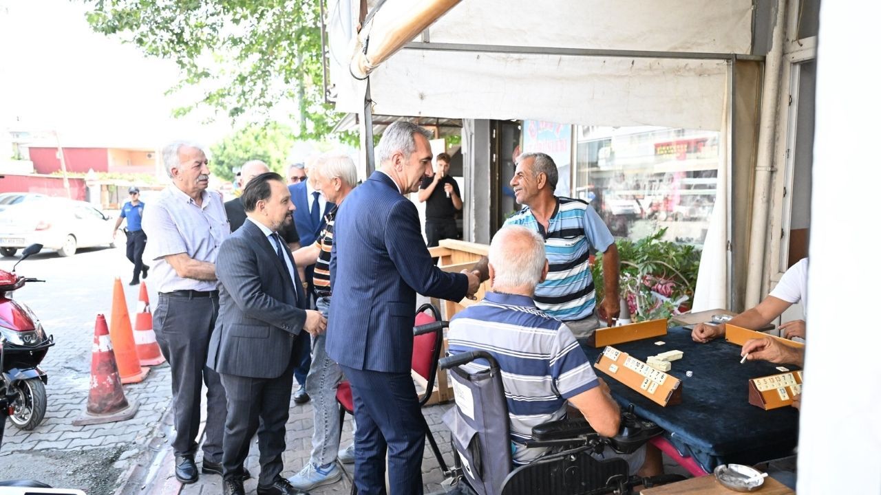 Başkan Uludağ Ve Kaymakam Dayanç İncirlik Esnafıyla Buluştu (2)