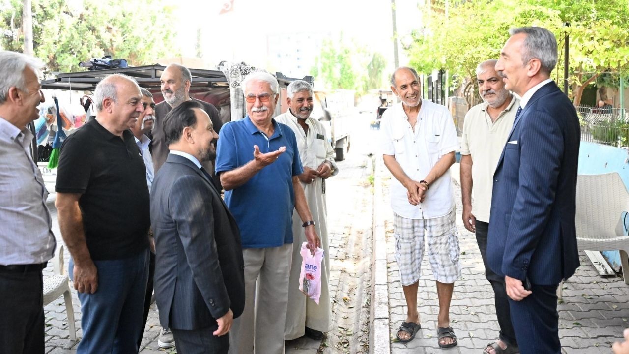 Başkan Uludağ ve Kaymakam Dayanç İncirlik esnafıyla buluştu
