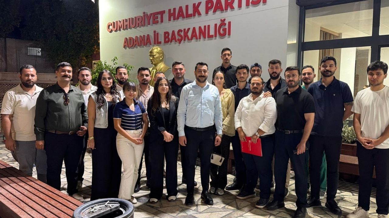 Chp Adana Gençlik Kolları’nda Yeni Yönetim Göreve Başladı (1)