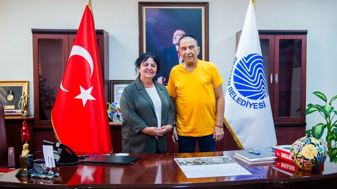 Erden Arat, Hasibe Akkan’ı makamında ziyaret etti