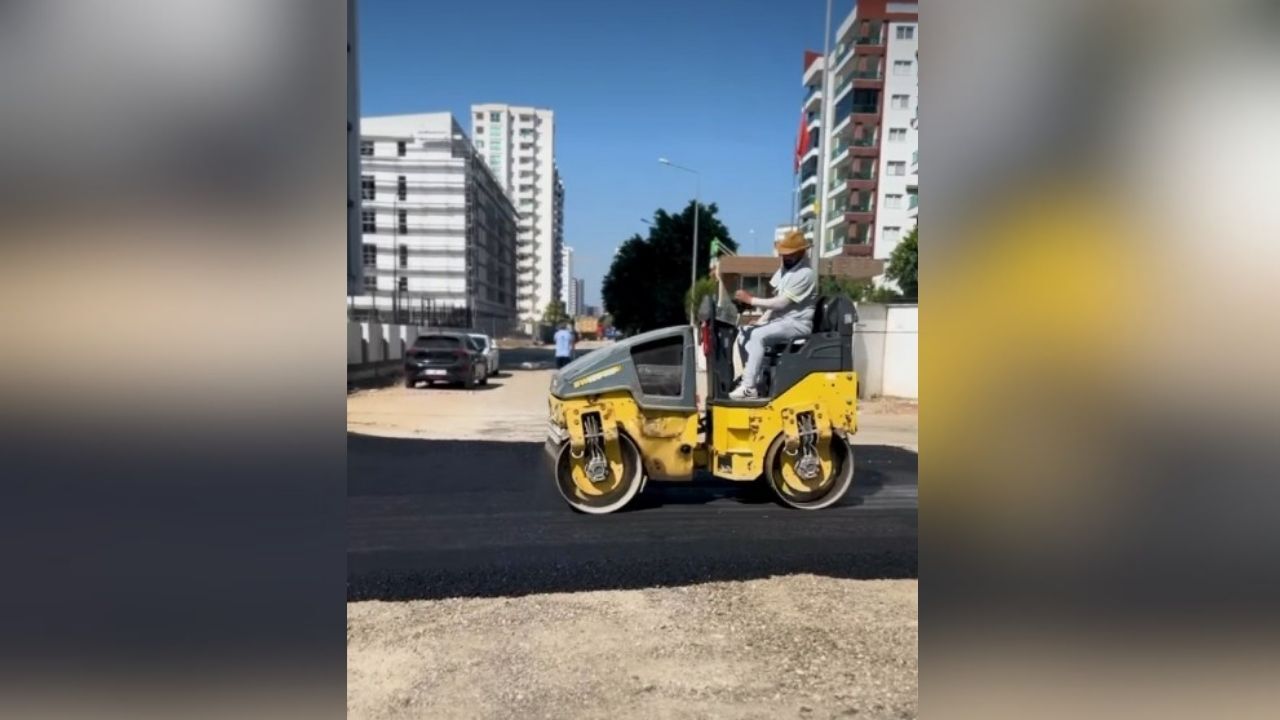 Gürselpaşa’da Yollar Sıcak Asfaltla Yenileniyor (2)