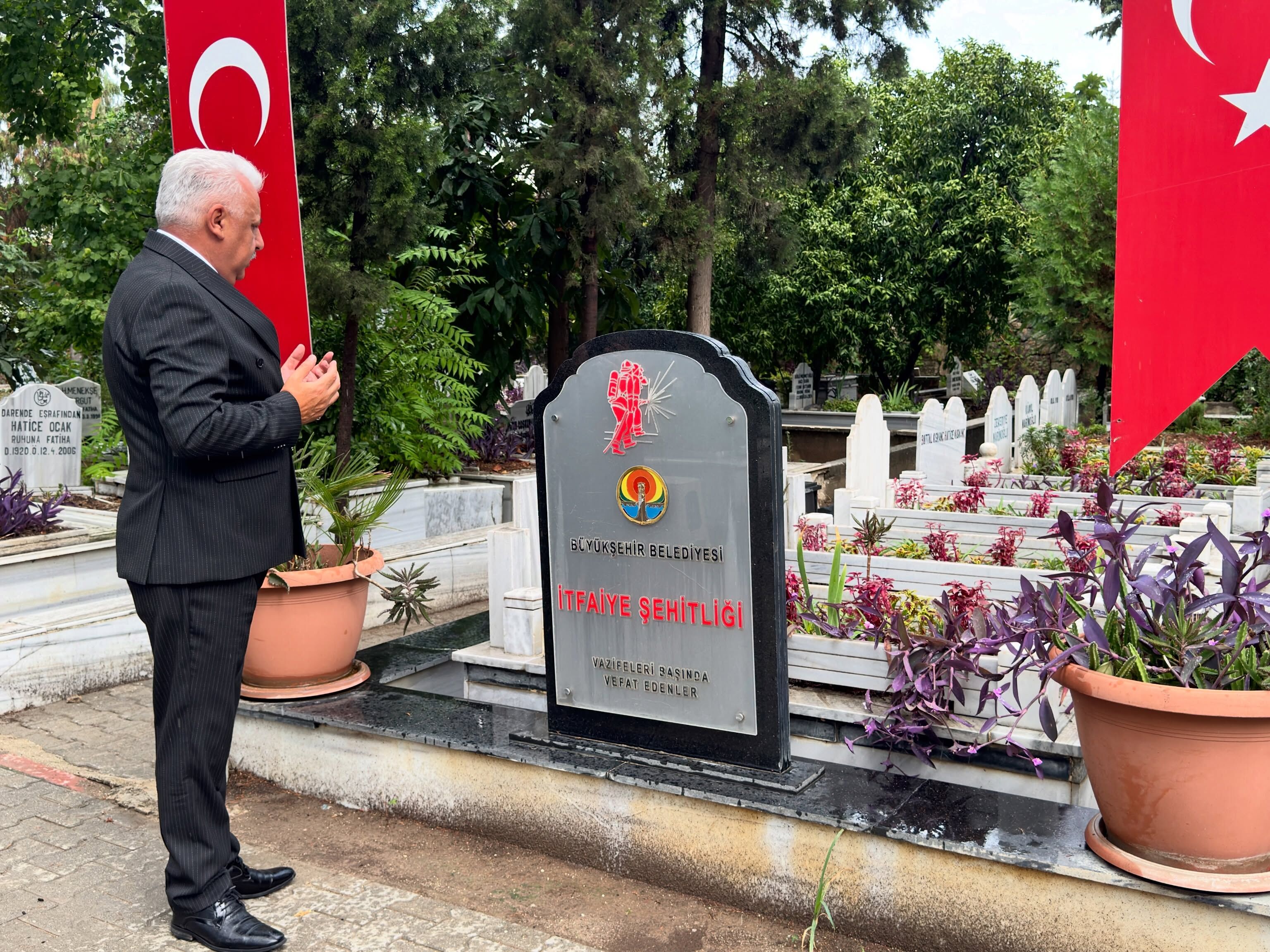 İtfaiye Haftası’nda Anlamlı Tören Şehitler Unutulmadı (1)