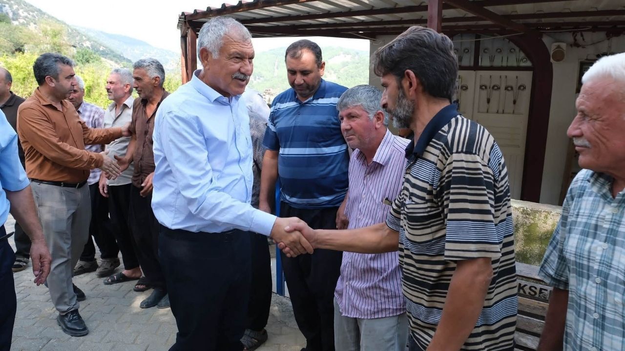 Karalar, Yangından Etkilenen Mahalleleri Ziyaret Etti (1)