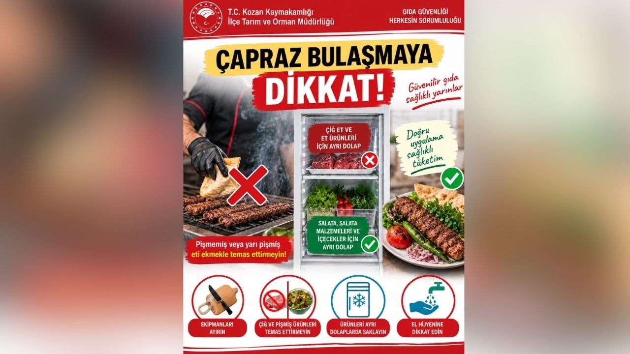 Kozan’da Gıda Işletmelerine Kritik Hijyen Uyarısı