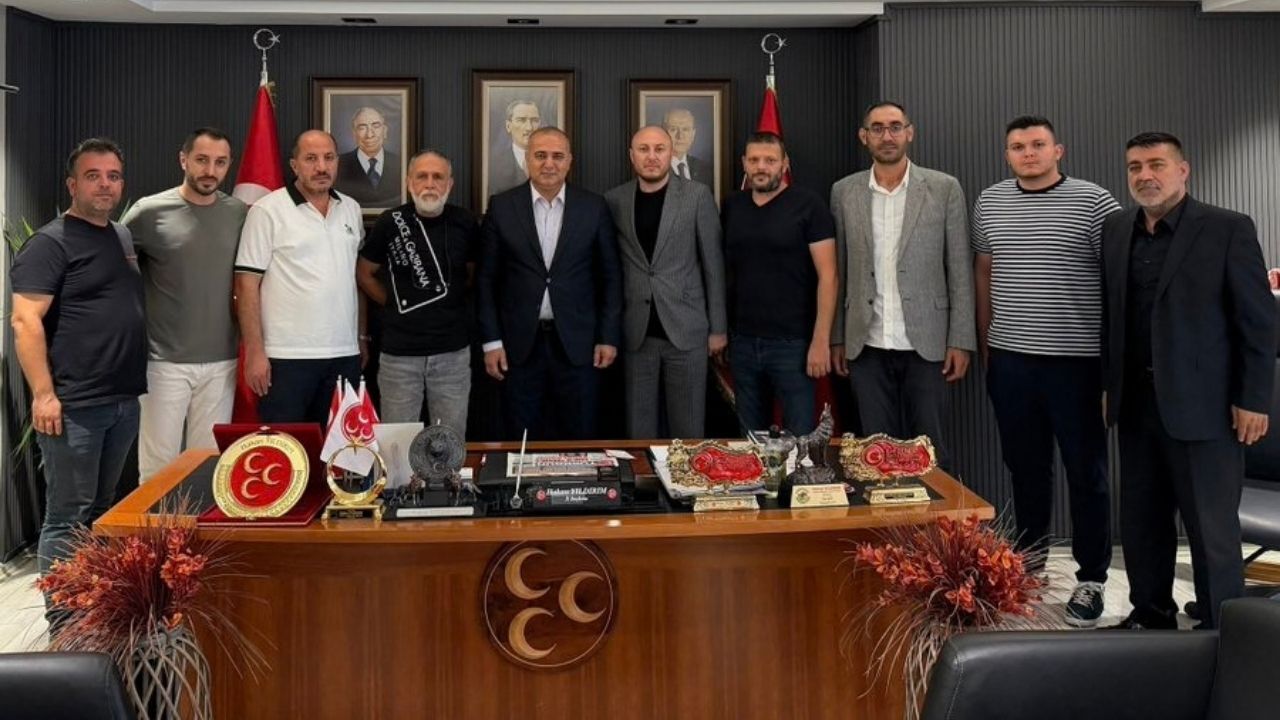 MHP Adana İl Başkanı Hakan Yıldırım’a iş dünyasından ziyaret