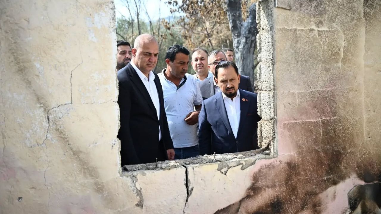 Mhp Heyetinden Yangından Etkilenen Vatandaşlara Ziyaret