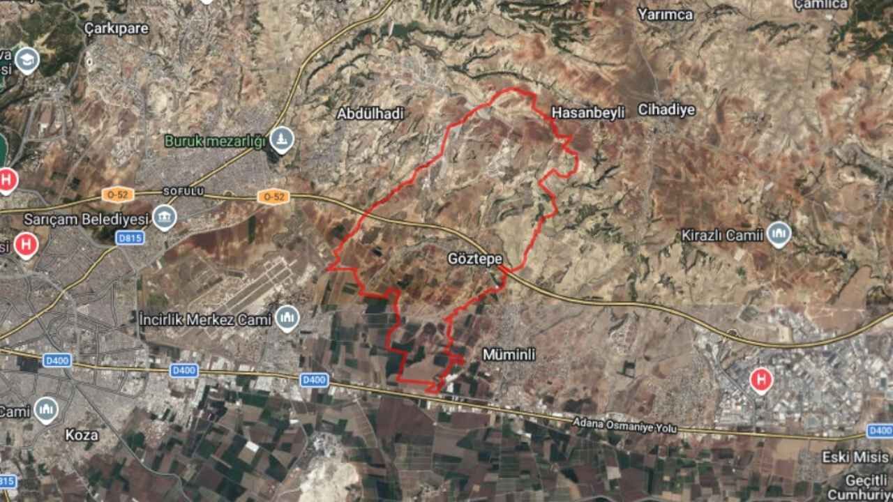 Sarıçam Göztepe’de 165 hektarlık imar planı askıya çıktı