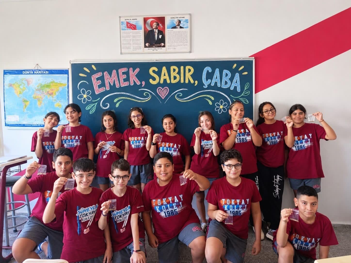 Süheyla Tokyay Koleji’nde anlamlı başlangıç: Öğrenciler tohumlarla geleceği yeşertiyor
