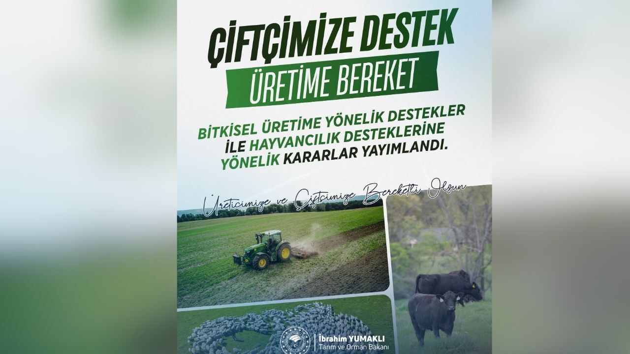 Tarımsal Desteklerde Artış Çiftçiye Yeni Destek Modeli