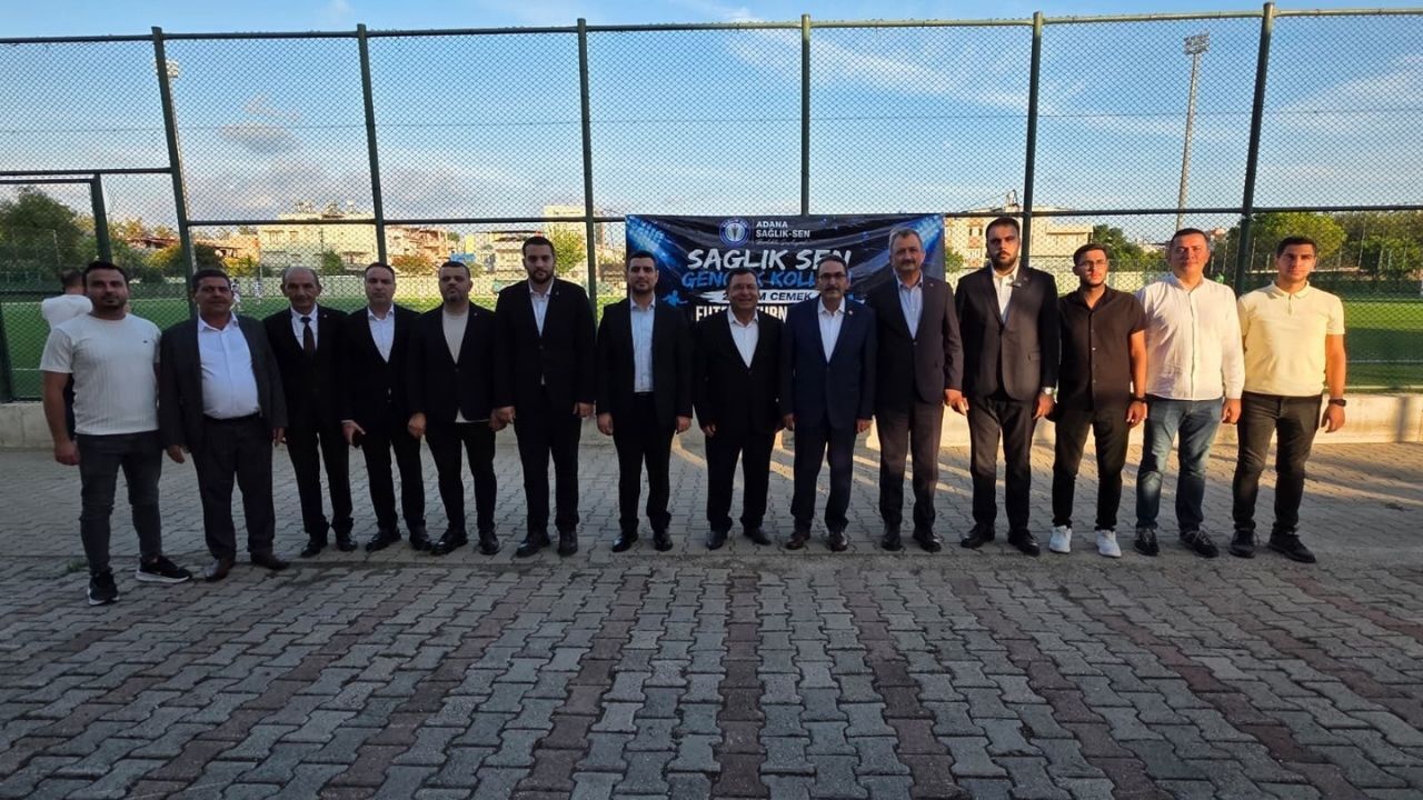 Abdullah Doğru Sağlık-Sen Gençlik Kolları Futbol Turnuvası finaline katıldı