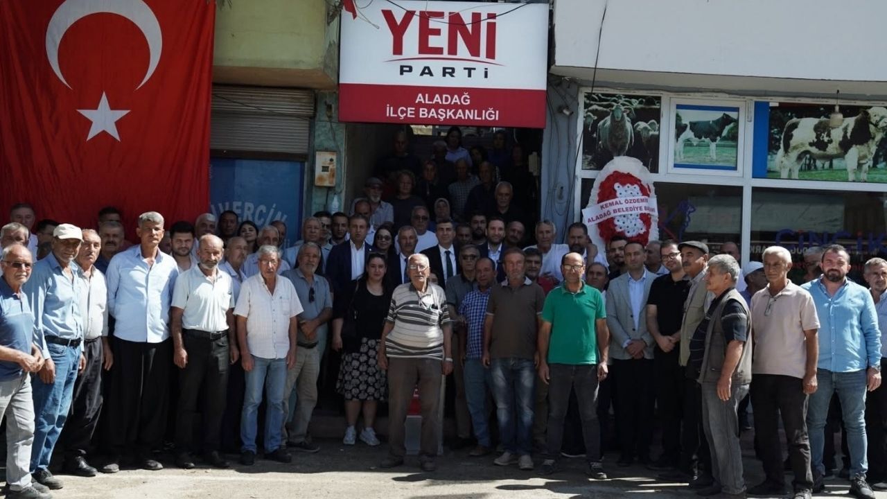 Yeni Parti Aladağ’da İlçe Başkanlığını Açtı (2)