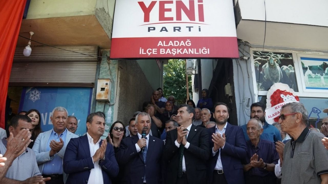 Yeni Parti Aladağ’da İlçe Başkanlığını açtı