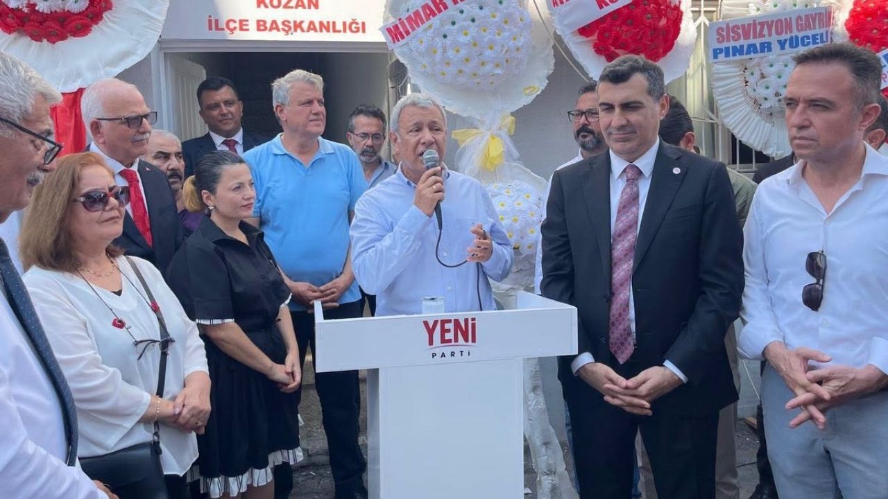 Yeni Parti’nin Kozan İlçe Başkanlığı Açıldı