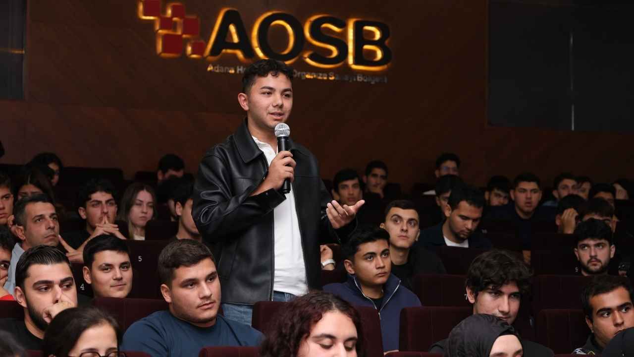 Adana Aosb’de Öğrencilerle Kariyer Buluşması Sanayideki Fırsatlar Anlatıldı (2)