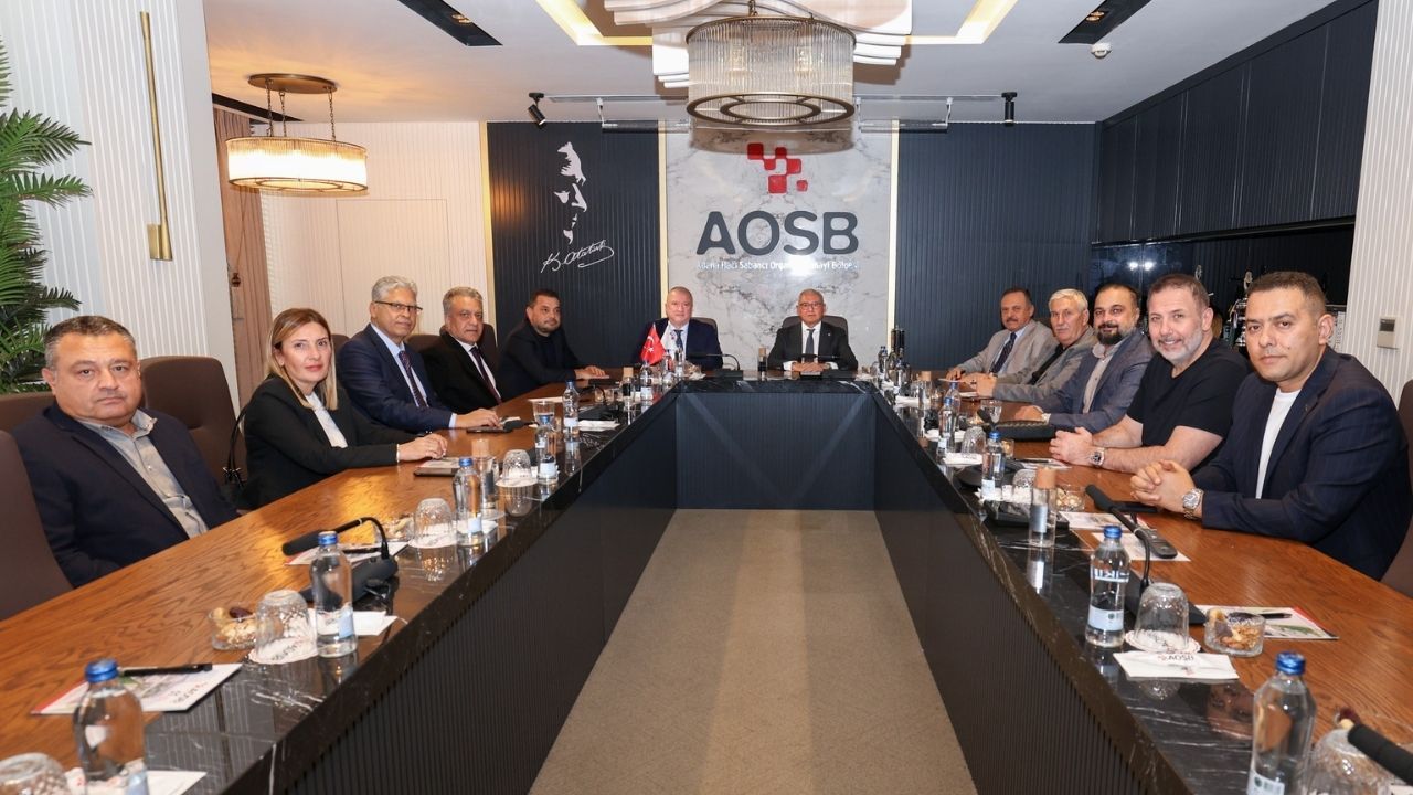 Adana Iş Dünyasının Devleri Aosb'de Buluştu (1)