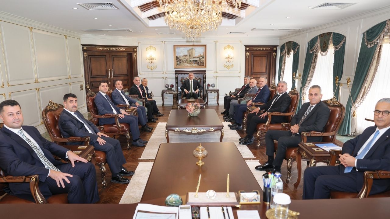Adana Valisi Mustafa Yavuz'dan Ato Başkanı Mehmet Şahbaz'a Kabul (1)