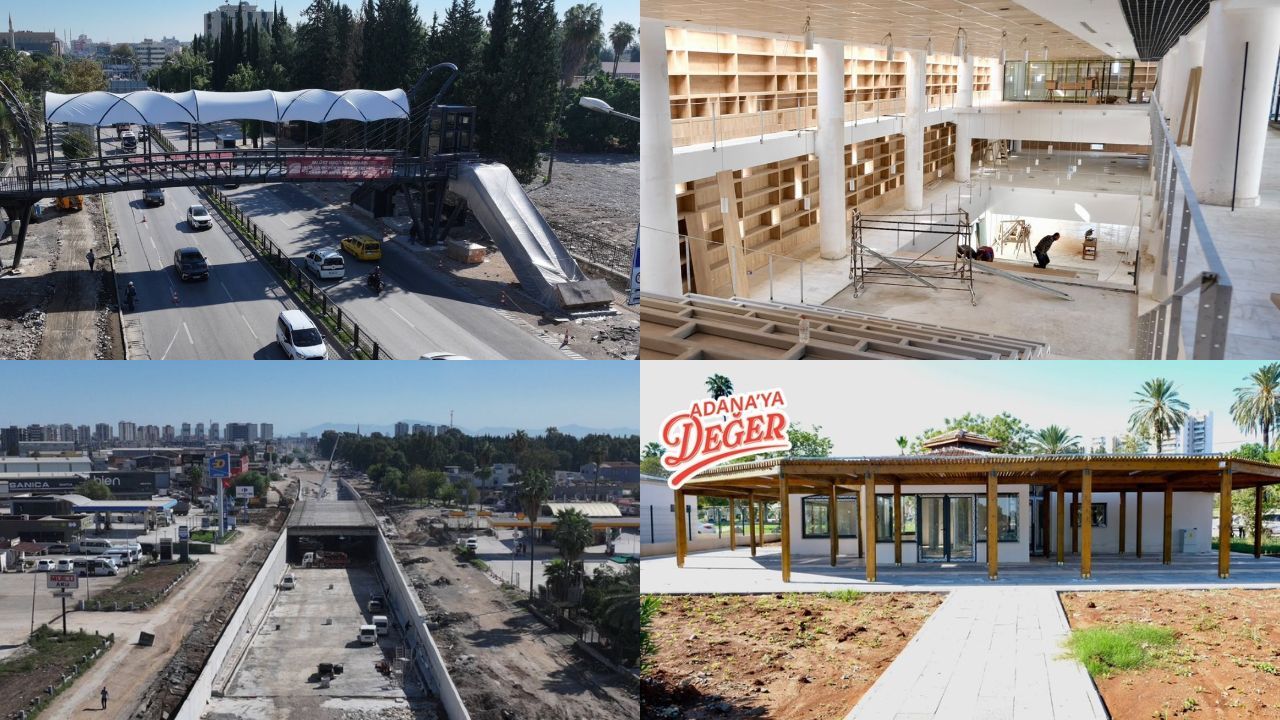 Adana'da 4 büyük proje gündemde! Büyükşehir Belediyesi duyurdu