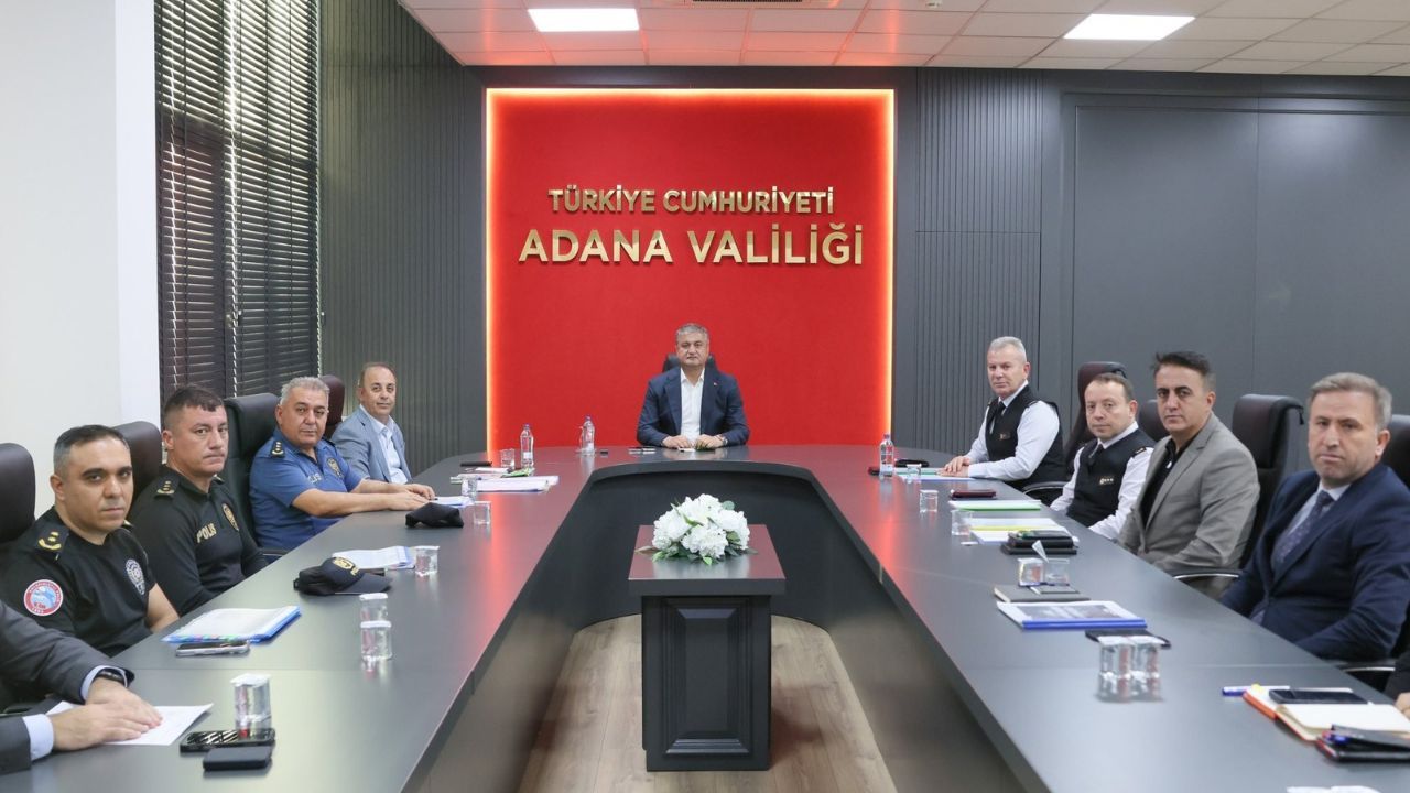 Adana’da Asayiş Ve Güvenlik Toplantısı Gerçekleştirildi (1)