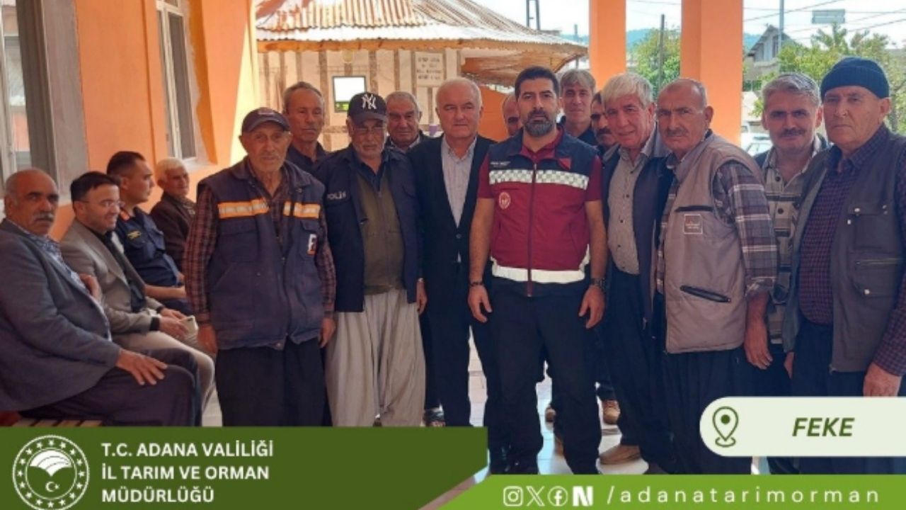 Adana’da çiftçilere tarımsal destek ve aşılama bilgilendirmesi