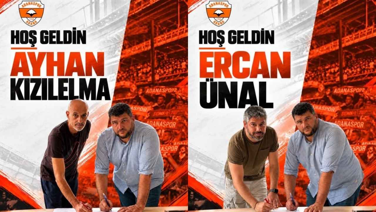 Adanaspor'da çifte imza! Teknik ekibe iki yeni isim katıldı
