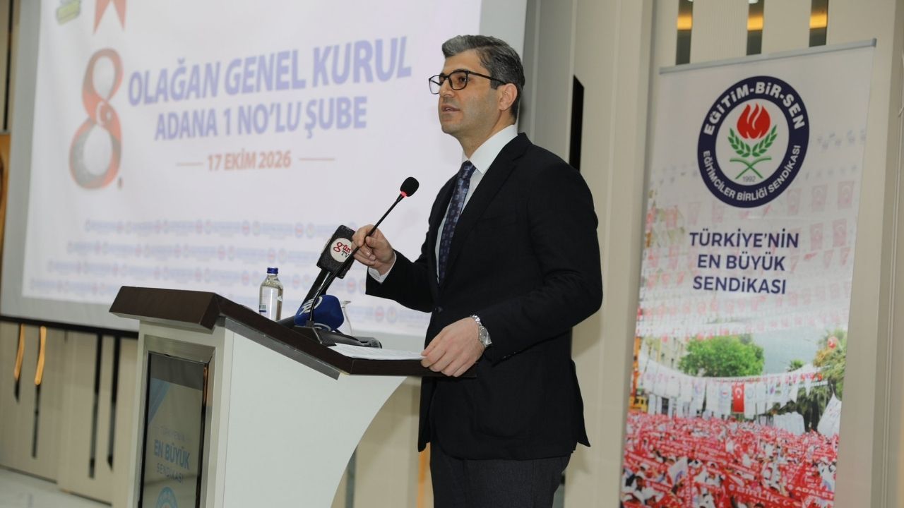 Ak Parti Adana Teşkilatından Eğitim Bir Sen 8. Olağan Genel Kurulu'na Çıkarma