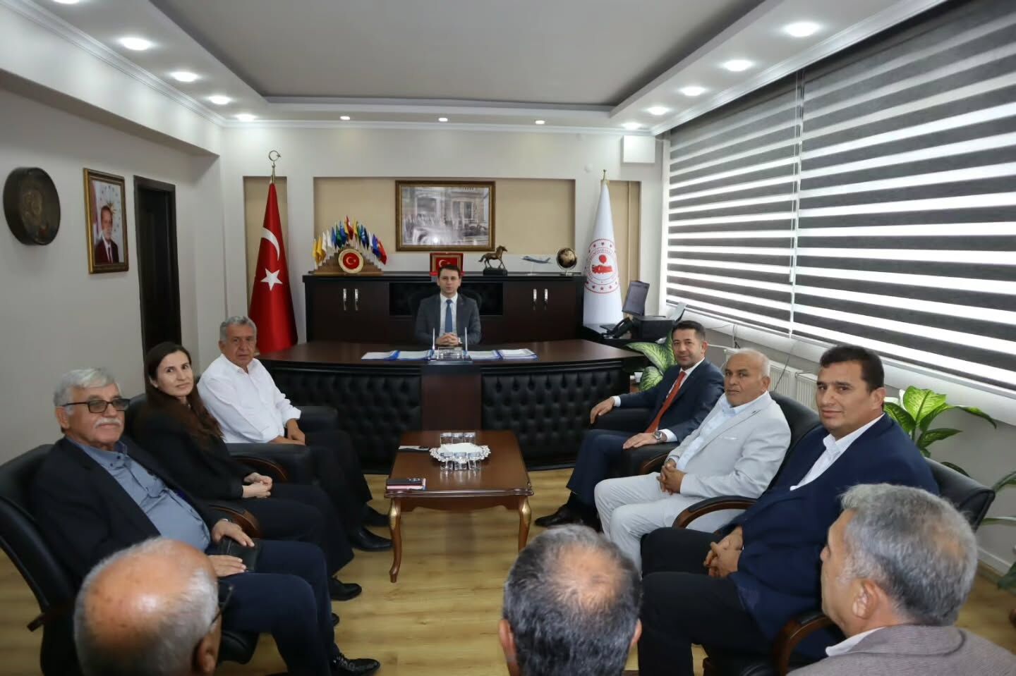 Feke Belediye Başkanı Cömert Özen’den Kaymakam Yamakoğlu’na ziyaret