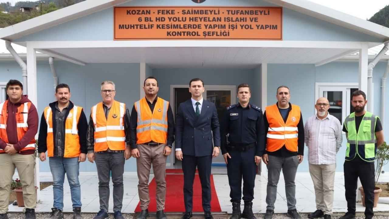 Feke Saimbeyli Yolunda Tünel Çalışmaları Sürüyor