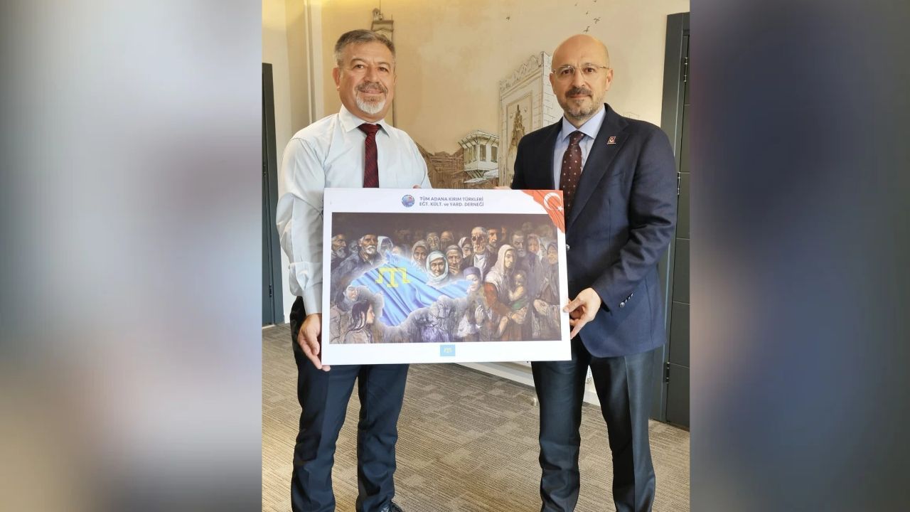 Halil Nacar, Kırım Türkleri Derneği Yönetimini Ağırladı