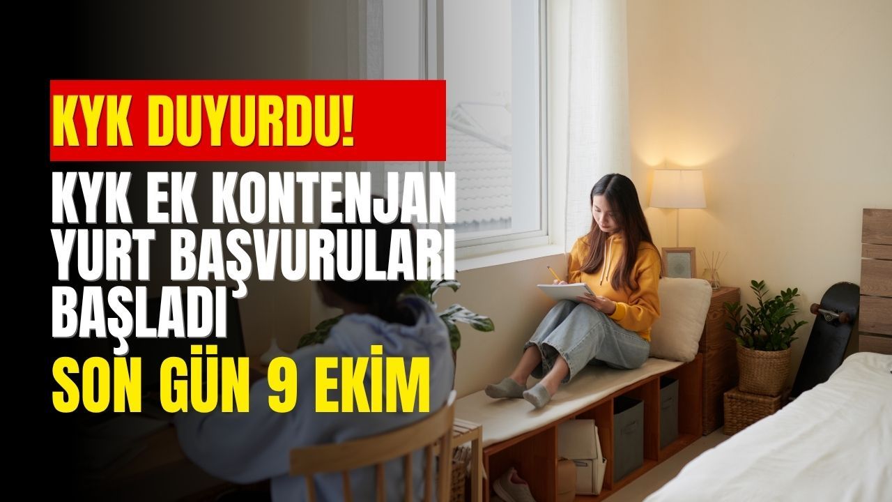 KYK ek kontenjan yurt başvuruları başladı