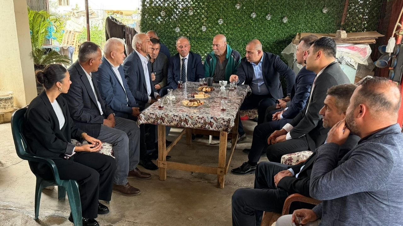 MHP'li Yıldırım Yumurtalık'ta! Çiftçilerin sulama sorunları gündeme geldi