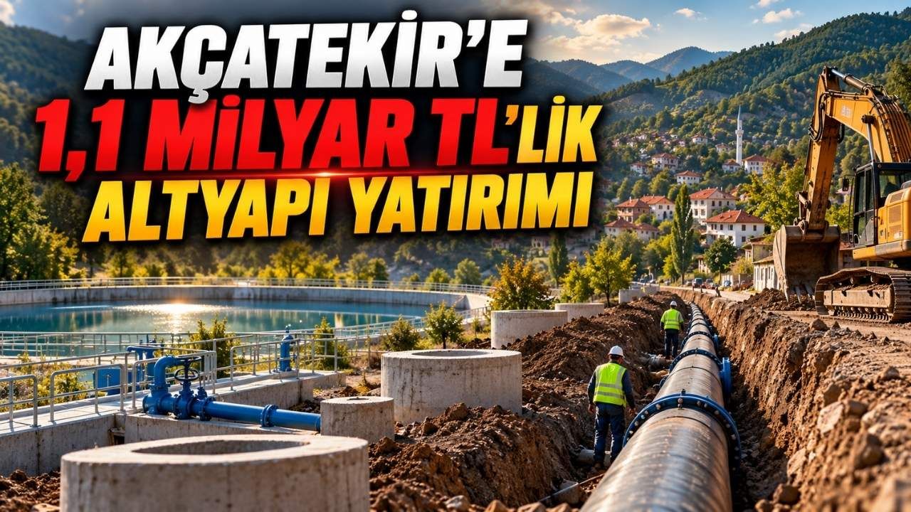 Pozantı Akçatekir’de 1,1 milyar TL’lik altyapı yatırımı başladı