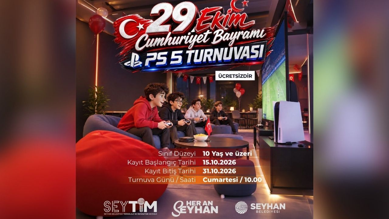 Seyhan’da Ücretsiz Oyun Turnuvası Düzenlenecek
