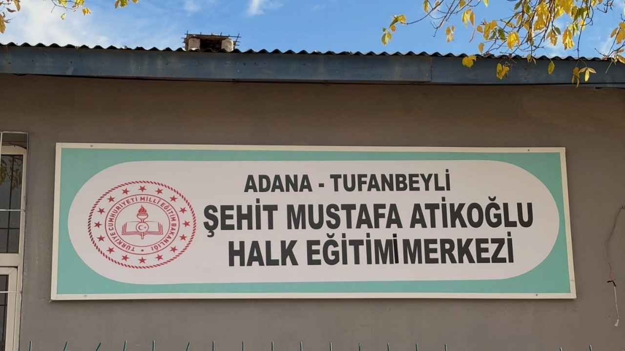 Tufanbeyli’de Şehidin Adı Halk Eğitimi Merkezinde Yaşatılacak (1)