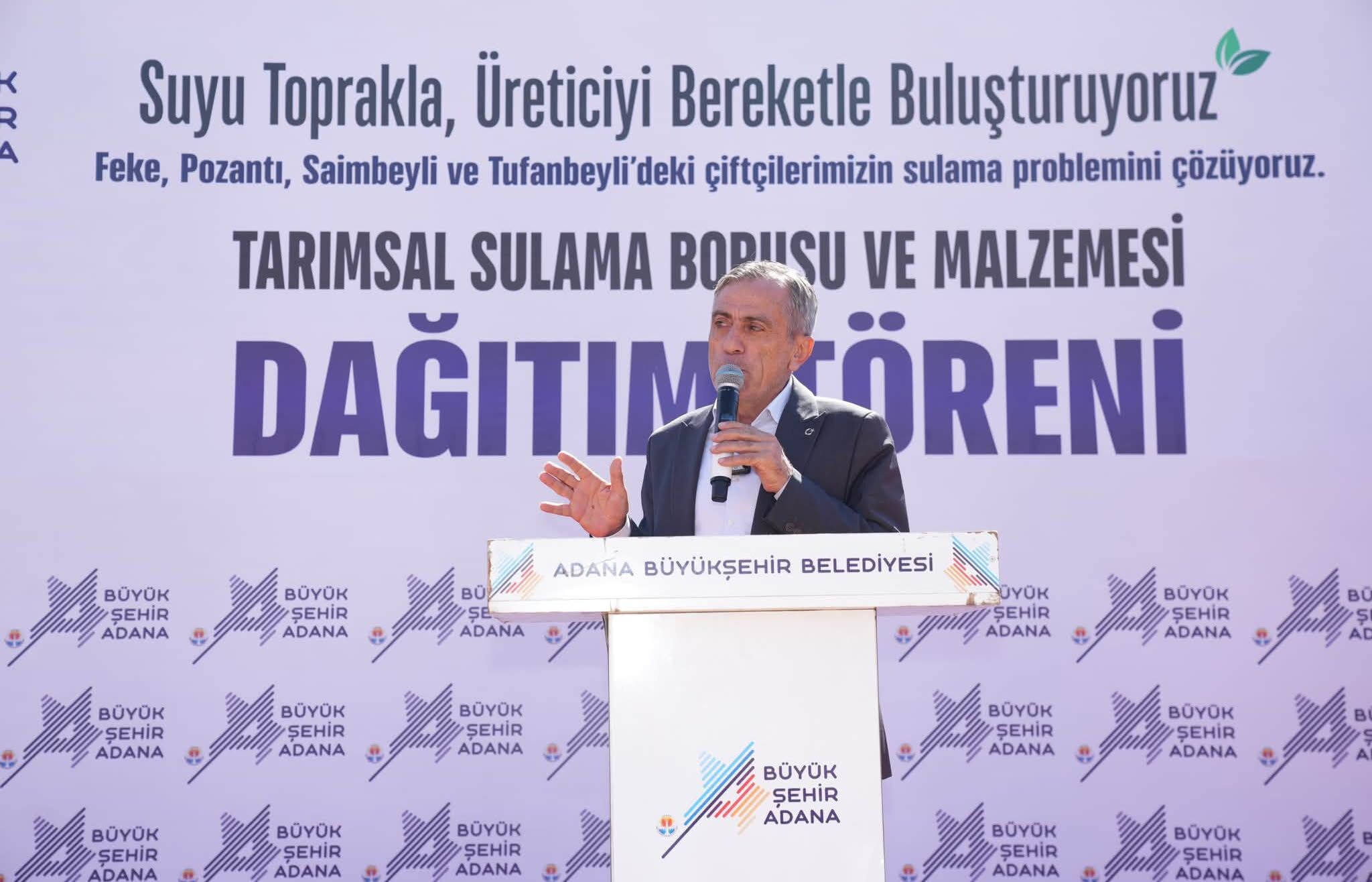 Tufanbeyli'de Üreticilere Can Suyu Sulama Borusu Ve Ekipman Desteği Sağlandı (2)