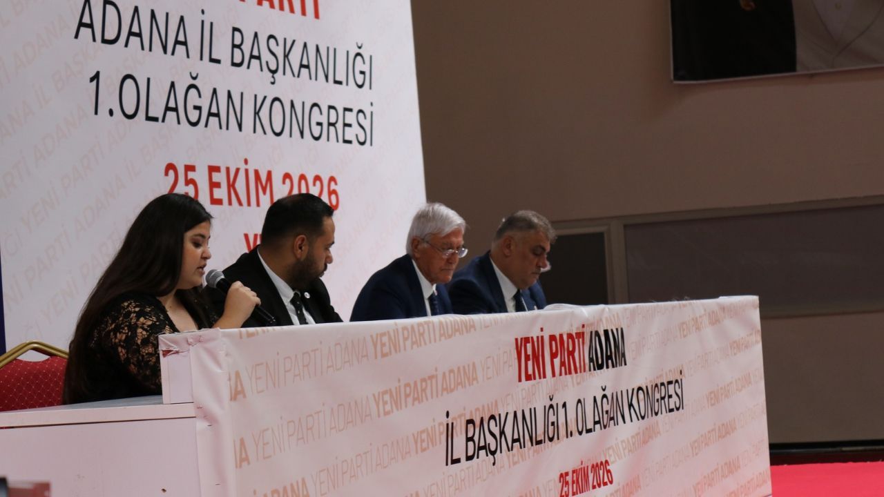 Yeni Parti Adana İl Başkanlığı 1. Olağan Kongresi Gerçekleştirildi (7)