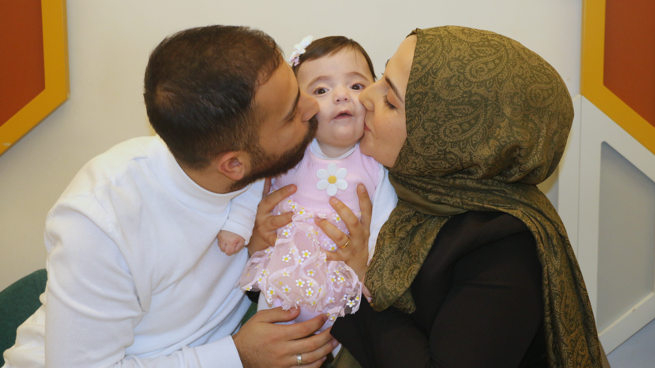 Prematüre doğan Masal Mira 104 günün sonunda ailesine kavuştu