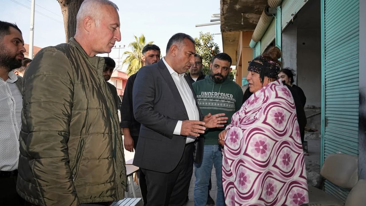 Başkan Vekili Geçer’den Yangından Etkilenen Mahallelere Ziyaret